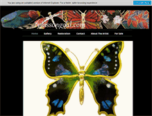 Tablet Screenshot of glassongold.com